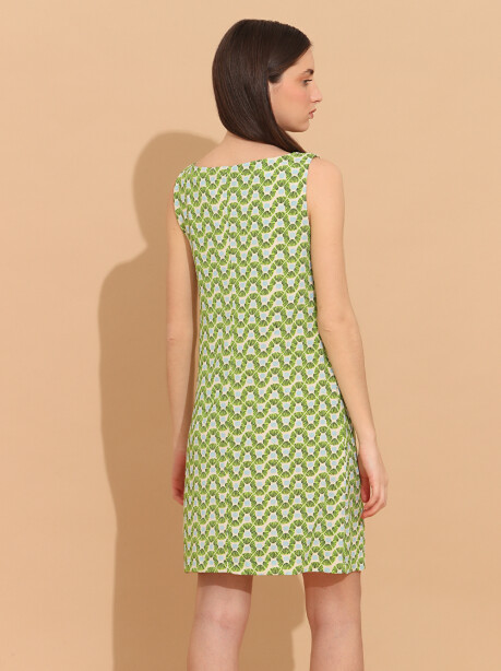 Happy Frame patterned jersey dress - 2