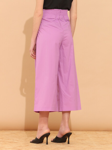Pantalon culotte in popeline - 2