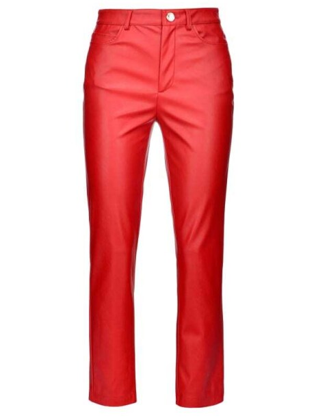 Pantaloni skinny effetto pelle - 1