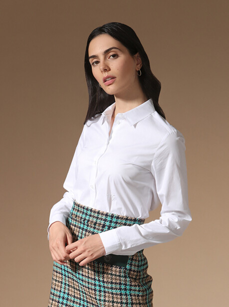 Camicia in popeline - 1