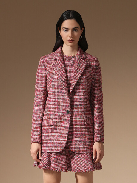 Blazer bouclè fantasia - 3
