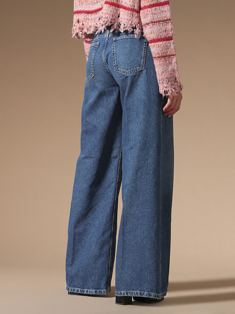 Jeans palazzo denim blue - 3