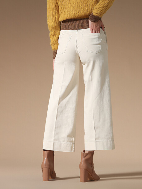 Pantaloni palazzo in bull comfort - 3