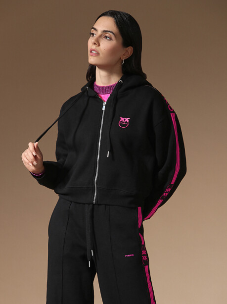 Sweatshirt with zip and hood - 3