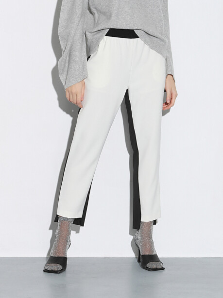 Soft two-tone trousers - 3