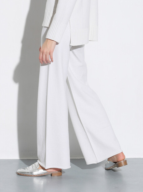 Straight knit trousers - 6