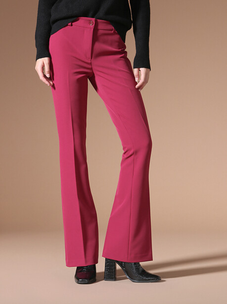 Pantaloni classici modello flare - 4