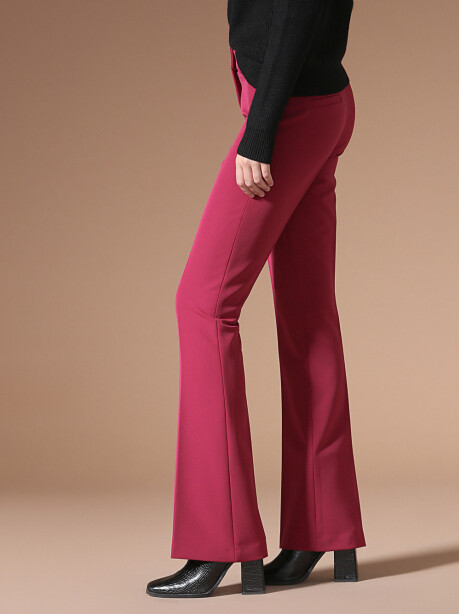 Pantaloni classici modello flare - 5