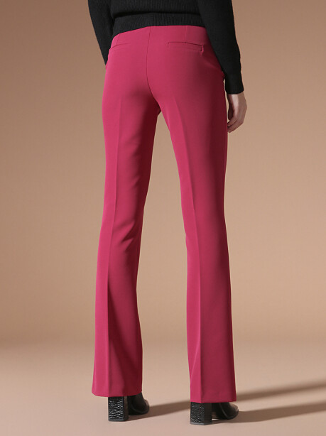 Pantaloni classici modello flare - 6