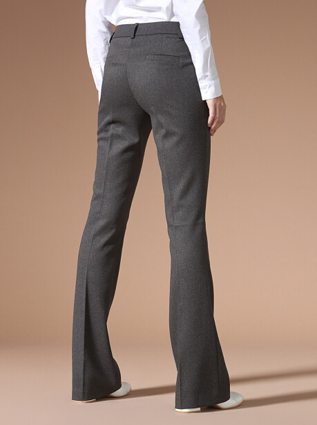 Pantaloni classici modello flare - 3