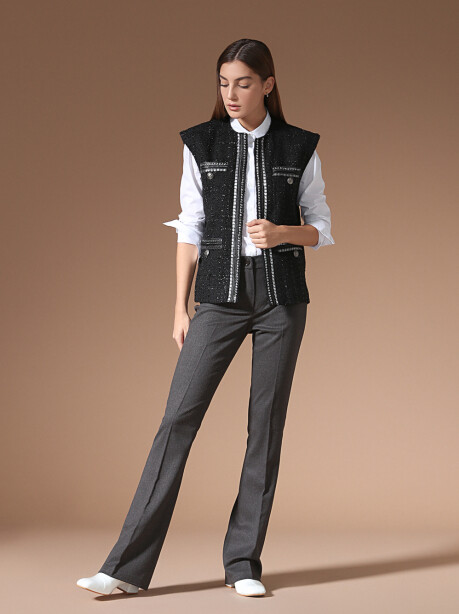 Gilet con applicazioni - 3