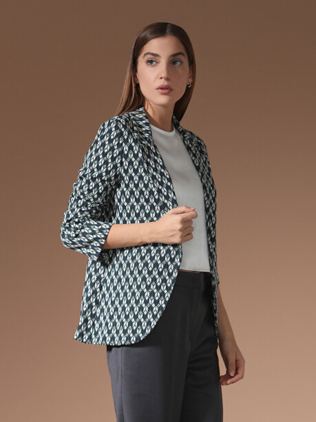 Patterned blazer - 3