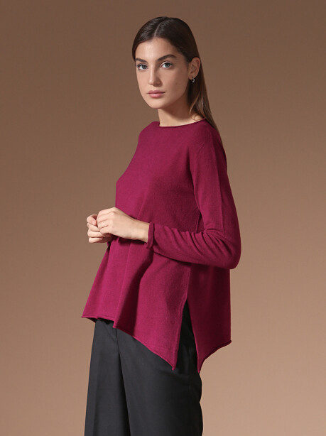 Long sleeve crewneck sweater - 1