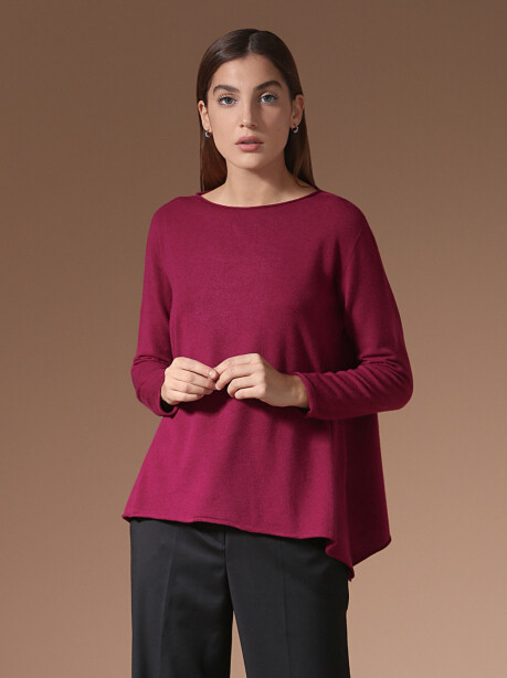 Long sleeve crewneck sweater - 4