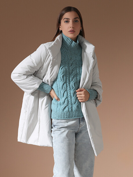 Long ultralight down jacket - 6