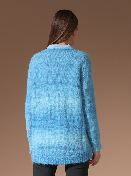 Maxi maglia in misto alpaca e mohair - 6