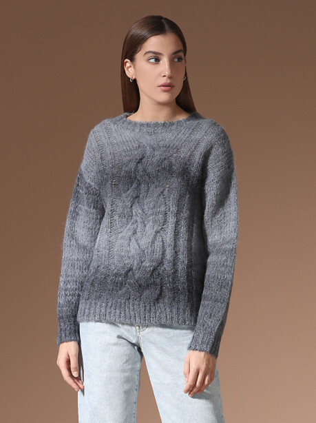 Sweater with maxi braid - 4