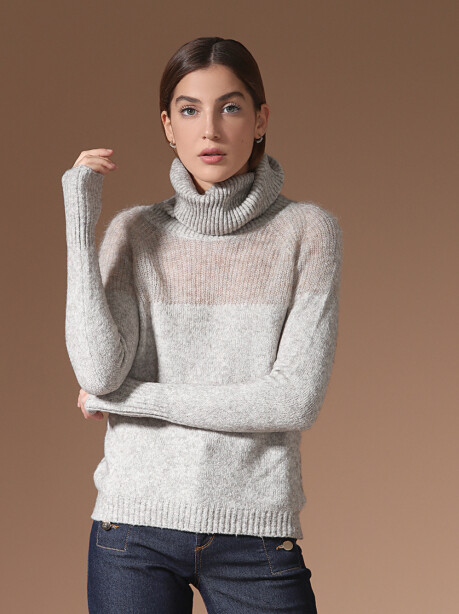 Dolcevita carrè misto alpaca e mohair - 1