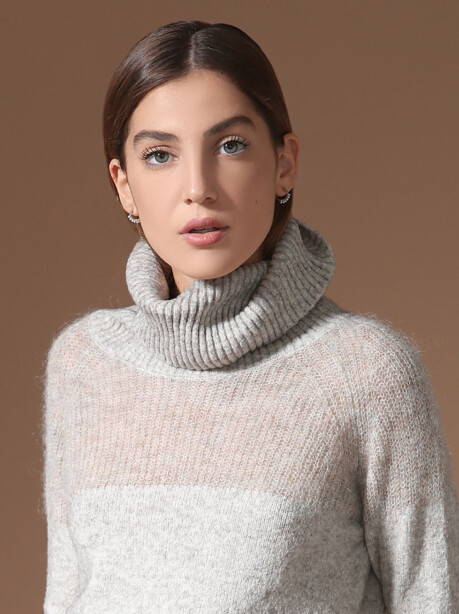 Dolcevita carrè misto alpaca e mohair - 4