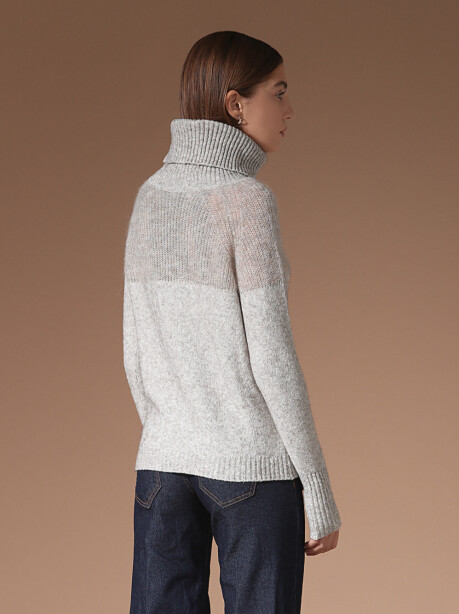 Dolcevita carrè misto alpaca e mohair - 2