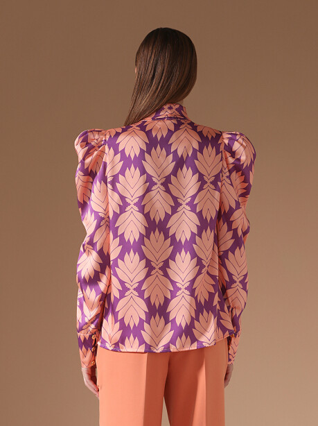 Camicia collo sciarpa - 5
