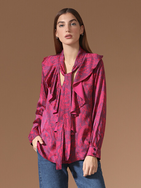 Blouse with ruffles - 3