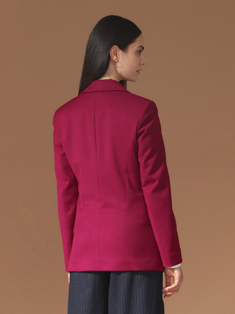 Four-button blazer with peak lapels - 3