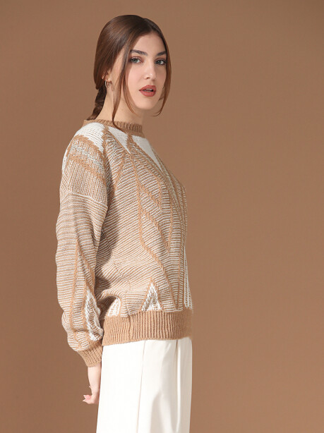Geometric patterned sweater - 5