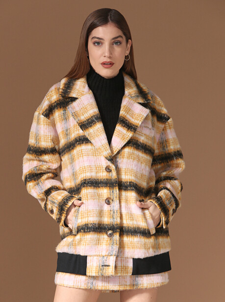 Plaid-effect tartan jacket - 6