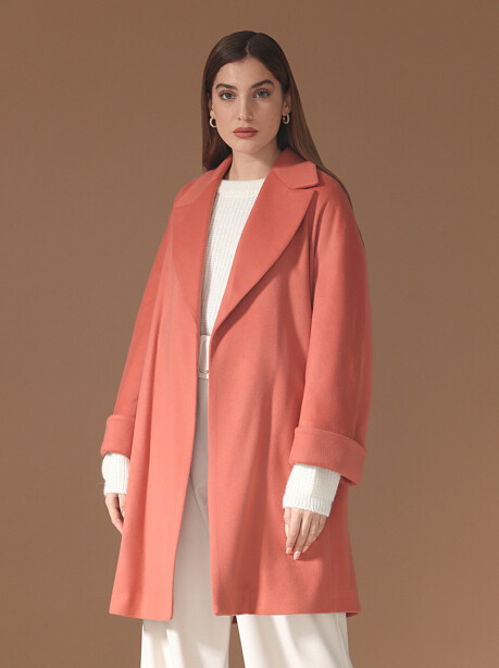 Cappotto con fusciacca in pura lana - 6