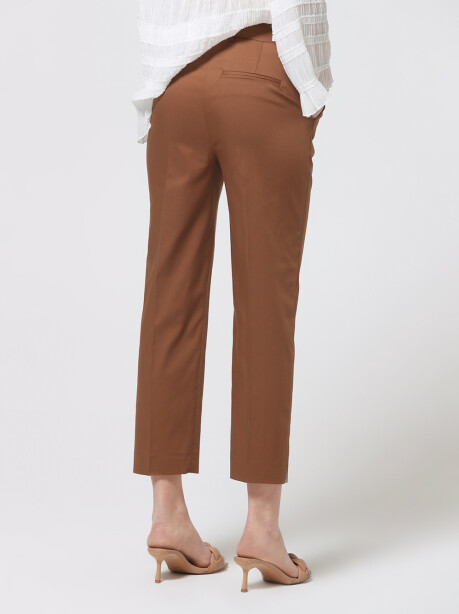 Pantaloni con spacchetti in cotone - 2