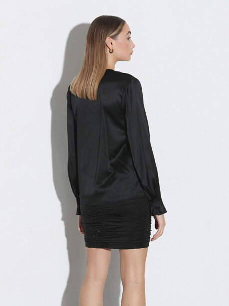 Blusa in raso di seta - 2