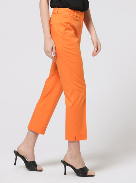 Trousers with slits in cotton - 3