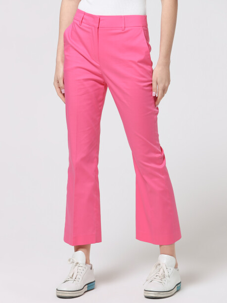 Pantaloni basic a trombetta - 4