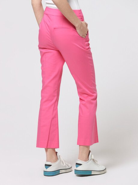 Pantaloni basic a trombetta - 6