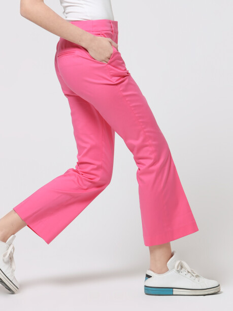 Pantaloni basic a trombetta - 5