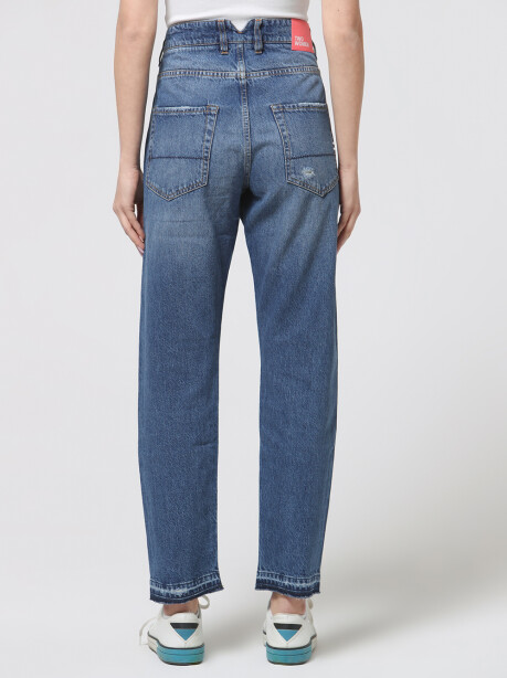 Regular vintage wash jeans - 6