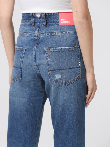 Regular vintage wash jeans - 3