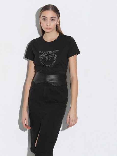 T-shirt with maxi logo - 1
