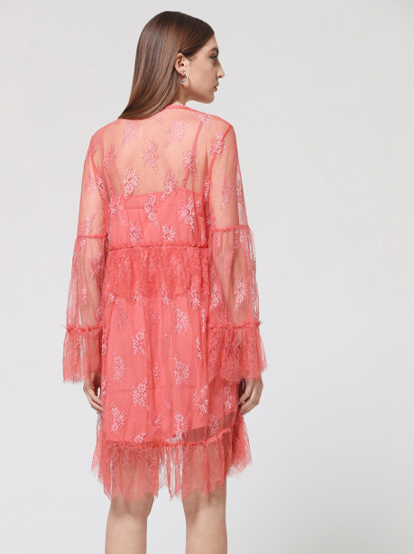 Embroidered tulle dress - 2