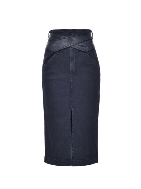 Denim midi skirt - 1