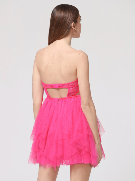 Vestito corto in tulle - 4