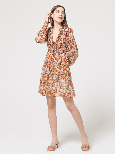 Macula flower print mini dress - 3