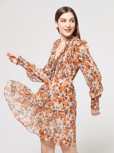 Macula flower print mini dress - 5