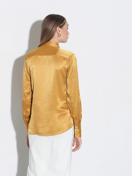 Fluid shirt in friossè satin - 2