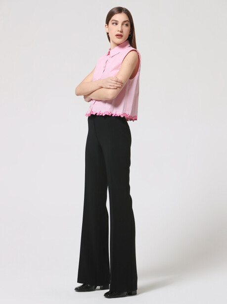 Pantaloni flare stretch - 2