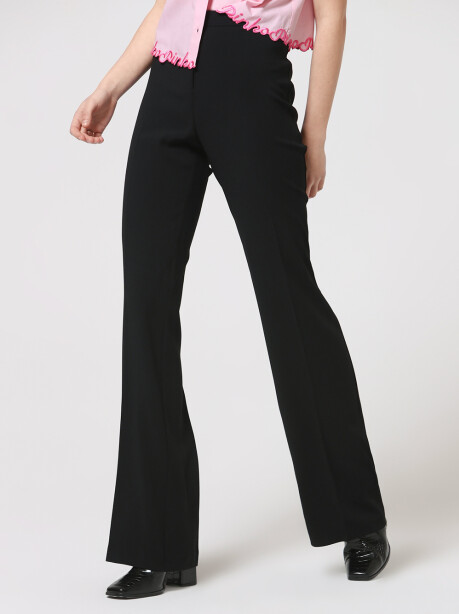 Pantaloni flare stretch - 4