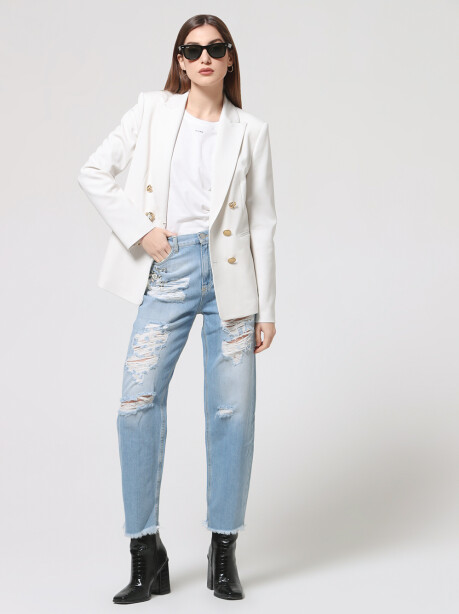 Blazer with jewel buttons - 1
