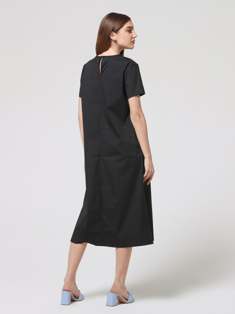 Solid color long dress - 2