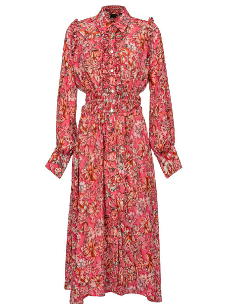 Floral shirt dress - 1